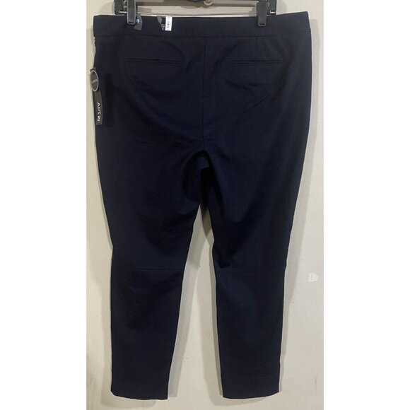 Apt. 9 Navy Blue Pants Women SZ 14 Bi-stretch Skinny Leg Modern Fit MSRP$48 NWT - Picture 2 of 5